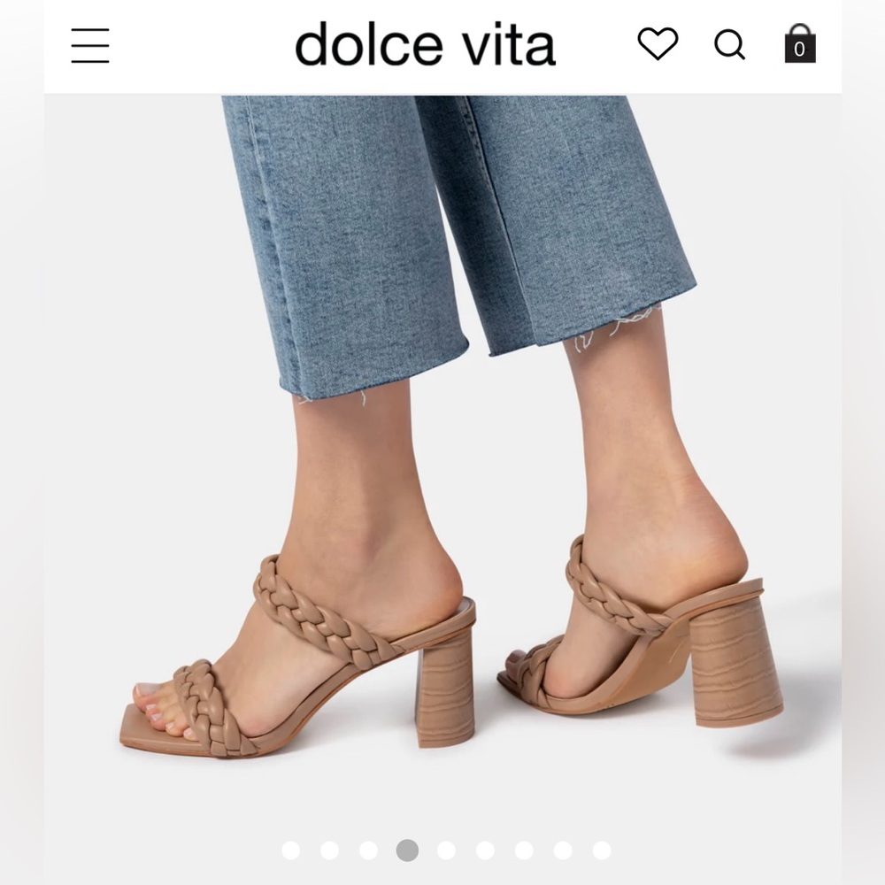 Dolce Vita Paily Heels in Cafe (tan) size 9